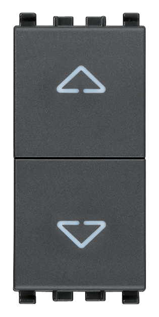 Vimar Eikon - 2P 10AX wisselschakelaar (Grijs)