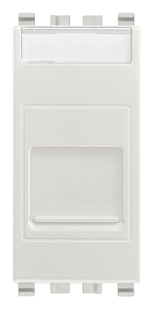 Vimar Eikon - Prise RJ45 Cat6 UTP avec couvercle (Next)