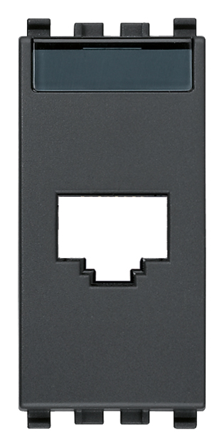 Vimar Eikon - RJ45 AMP Avaya adapter (Grijs)