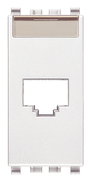 Vimar Eikon - Adaptateur RJ45 AMP Avaya (Blanc)