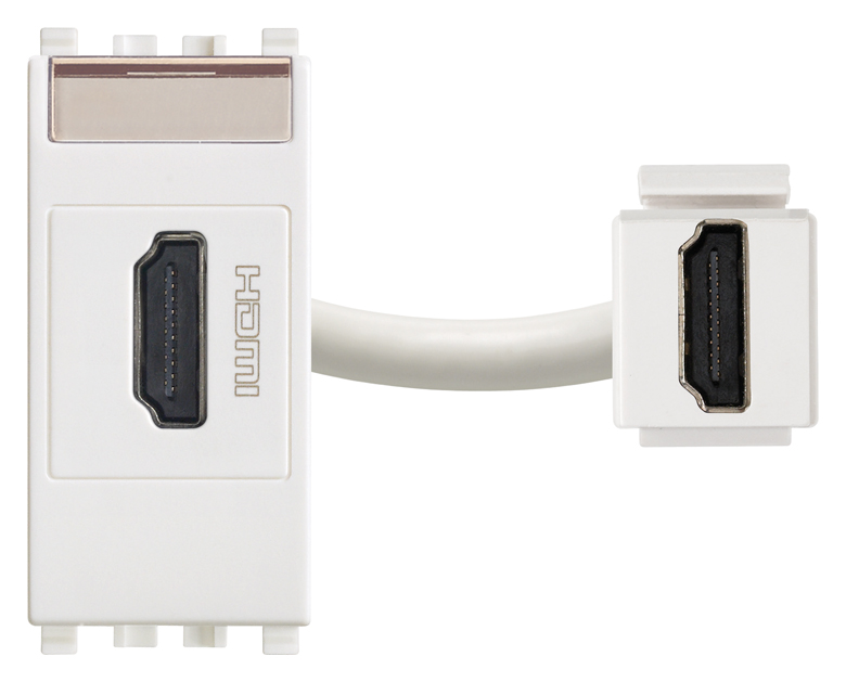 Vimar Eikon - HDMI outlet (Wit)