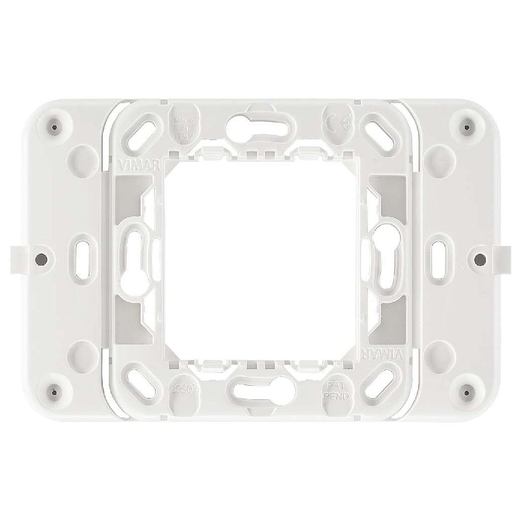 Vimar Eikon Chrome - Cadre à montage pour interrupter RF (Blanc)