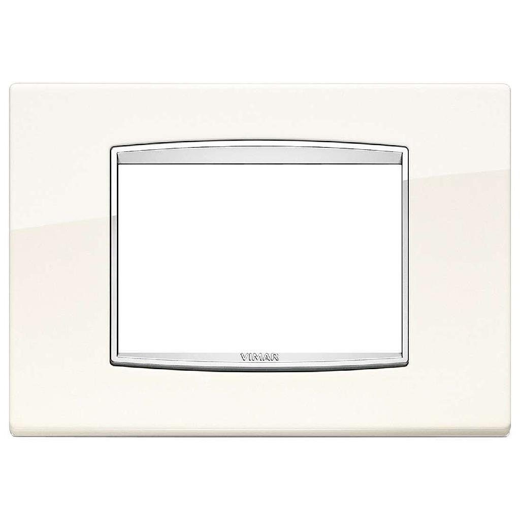 Vimar Eikon Chrome Classic - Bright 3M (Métal - Arctic White)