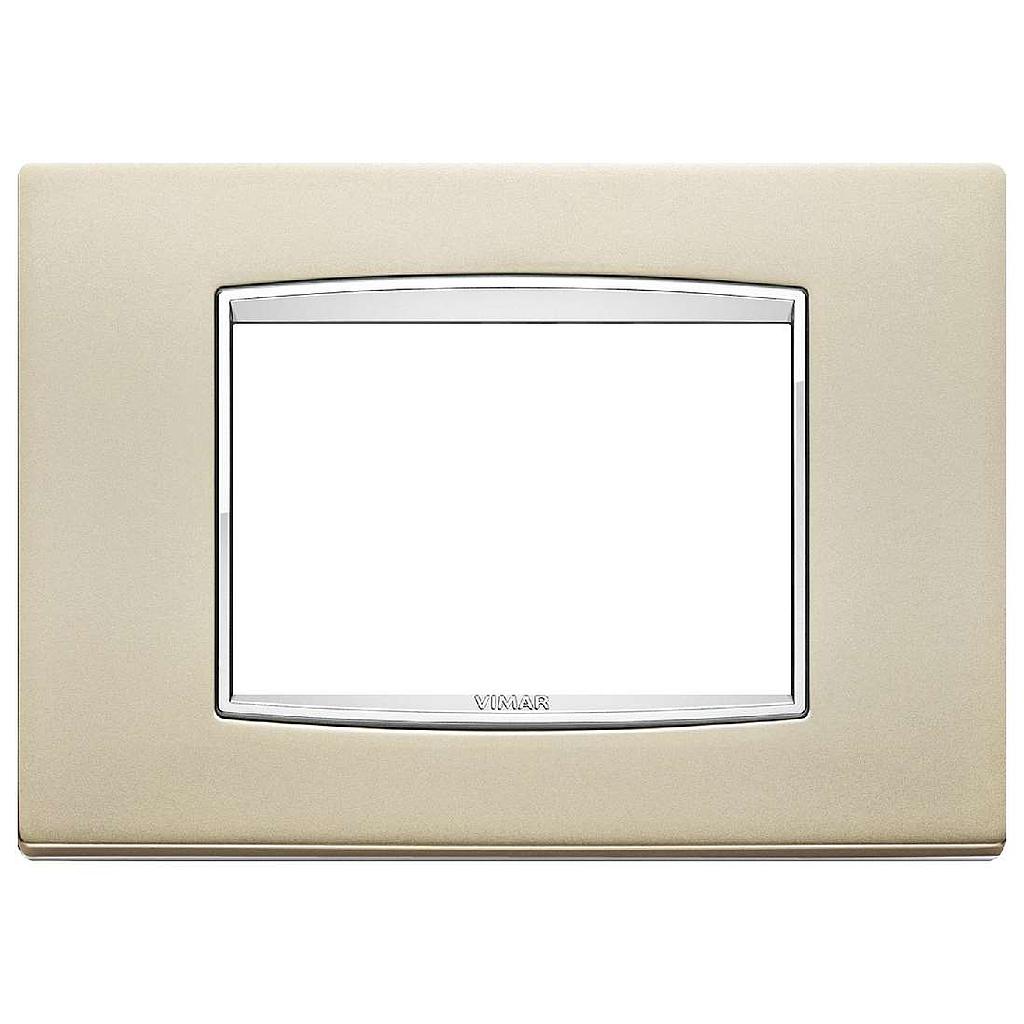 Vimar Eikon Chrome Classic - Refined 3M (Metaal - Satin Nickel)
