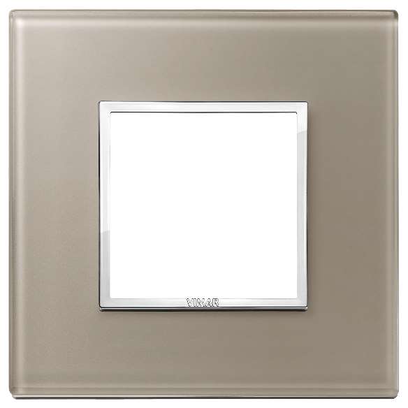 Vimar Eikon Evo - Luminosi 2M (Verre - Opal Brown)