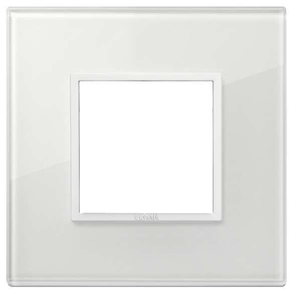 Vimar Eikon Evo - Essenziali 2M (Glas - Total White Diamond)