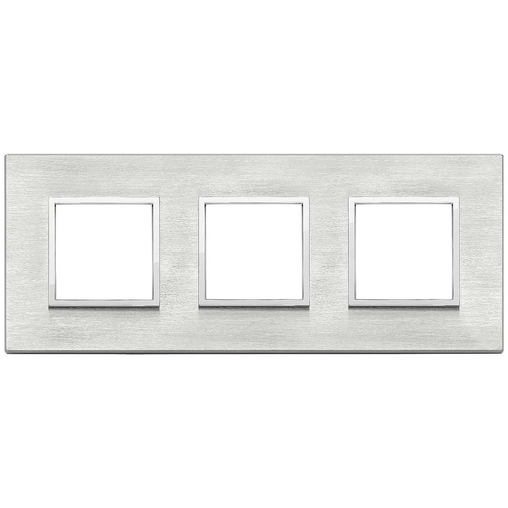 Vimar Eikon Evo - Primari 6M - 2+2+2 (Aluminium - Next Grijs)