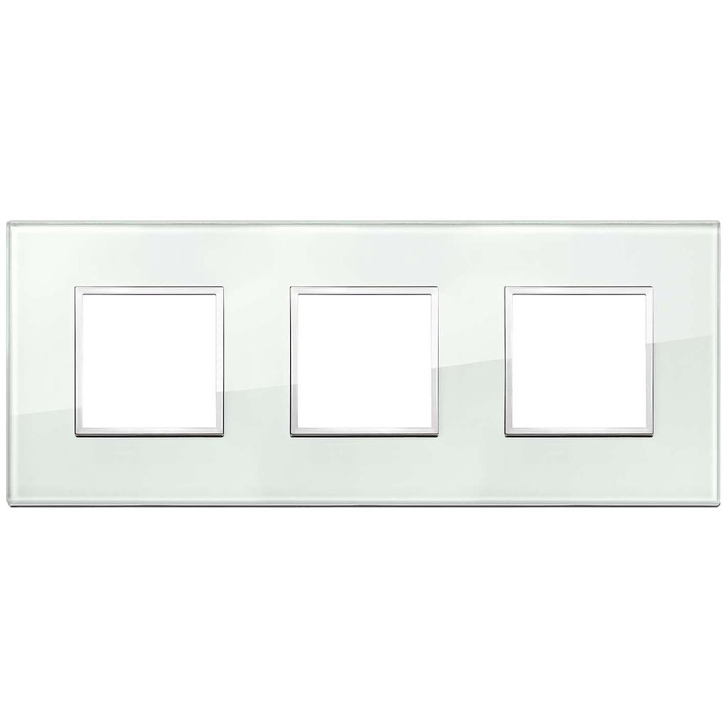 Vimar Eikon Evo - Luminosi 6M - 2+2+2 (Glas - Aqua)