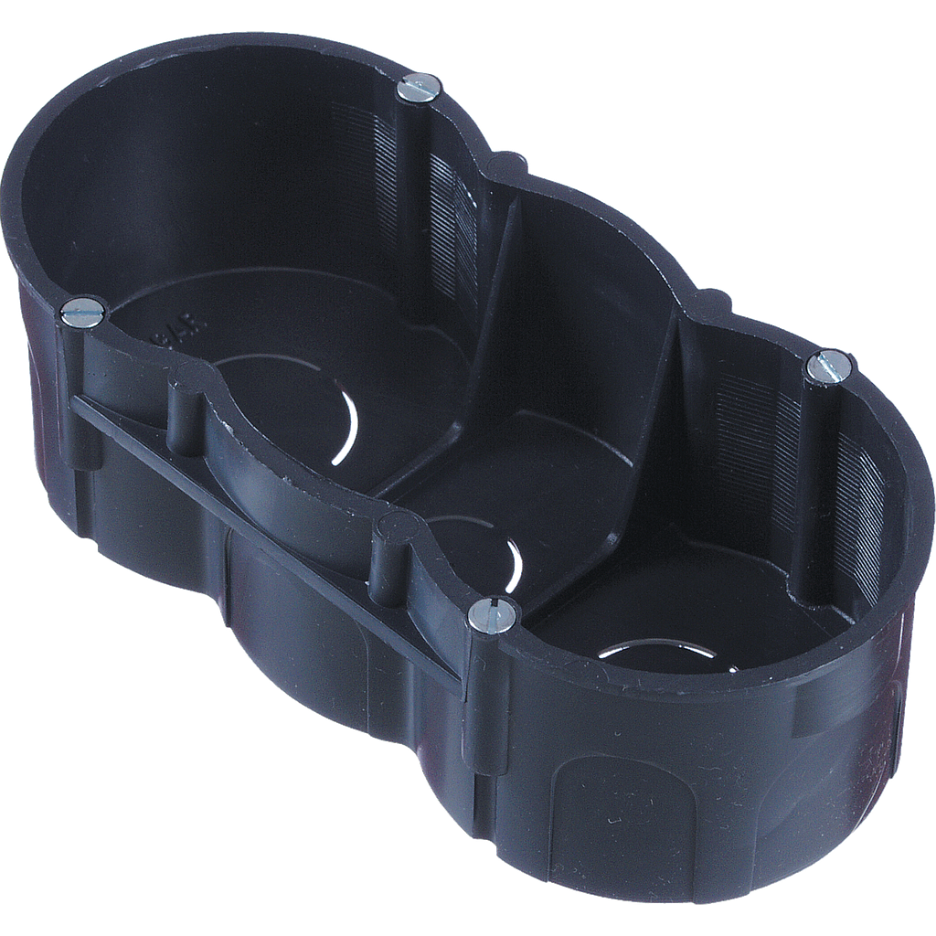 Zennio Z70/Z100 - Dubbele montagedoos (Volle wand)