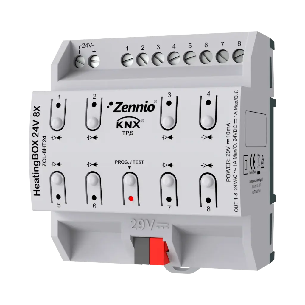 Zennio HeatingBOX 24V 8X