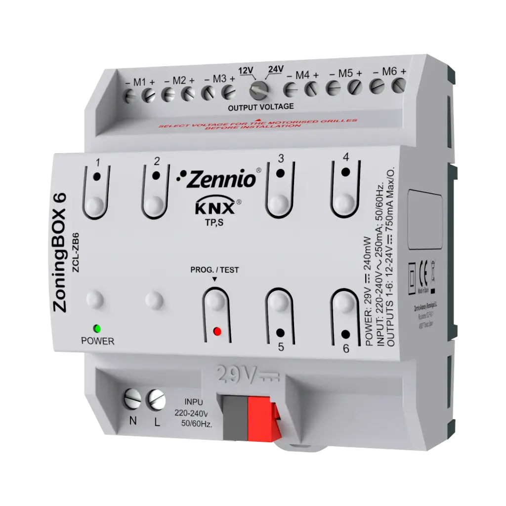 Zennio ZoningBOX 6