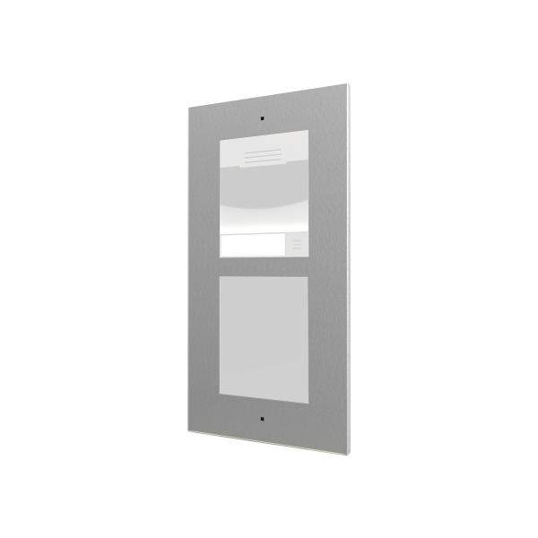 Zennio GetFace IP - Inbouw installatieframe - 2 modules (RVS)