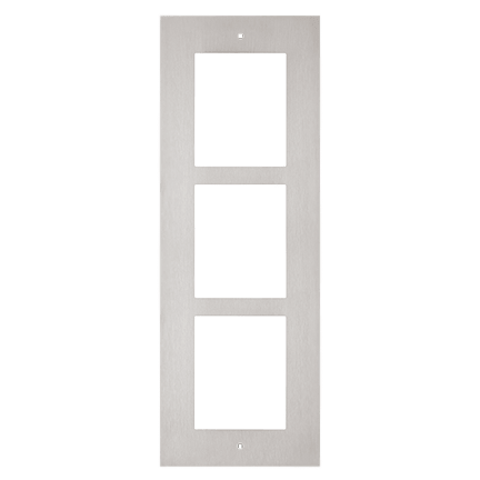 Zennio GetFace IP - Frame Encastrable - 3 modules (ensemble avec ZVP-FBOX3)