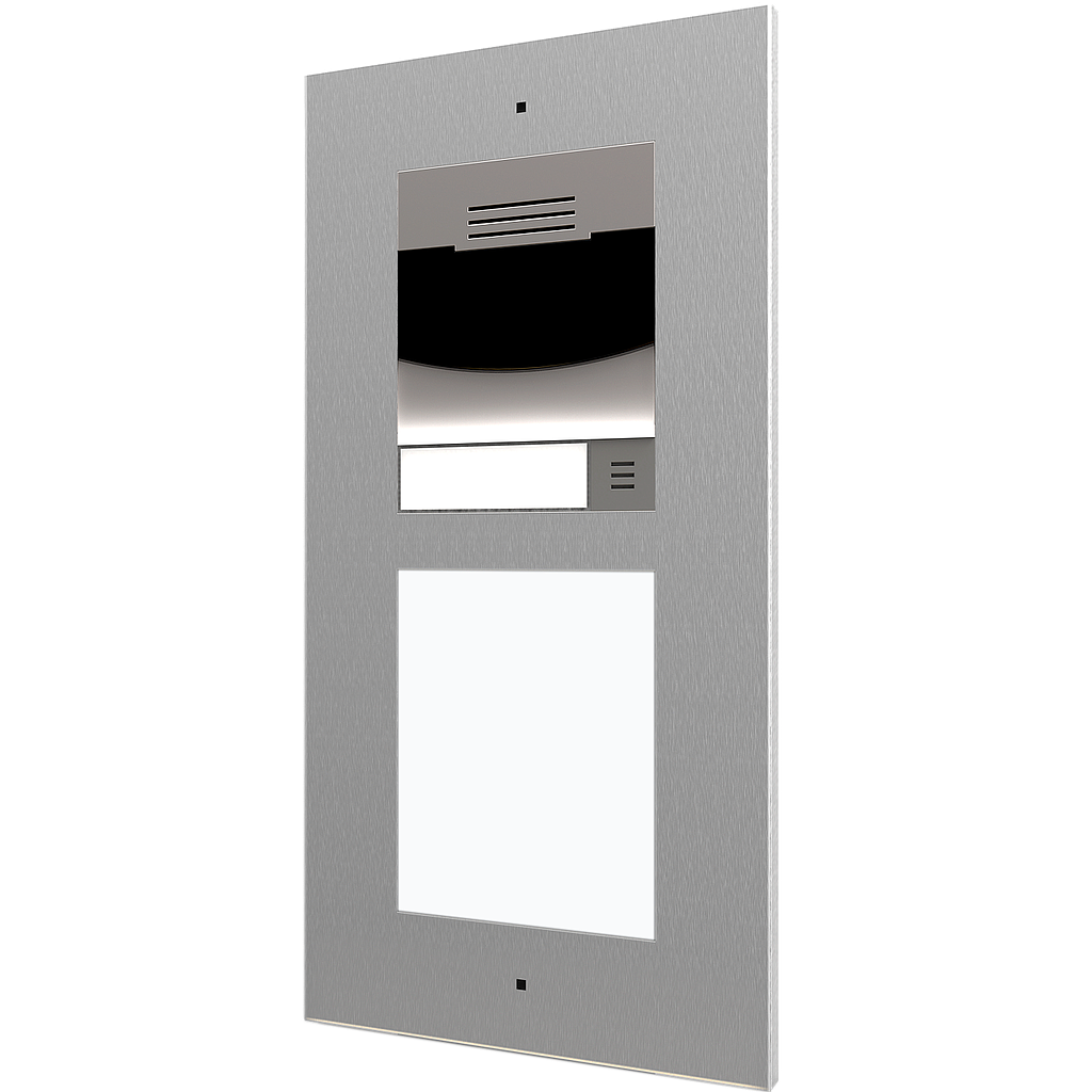 Zennio GetFace IP - Base sans Camera - 2 Modules (Acier)