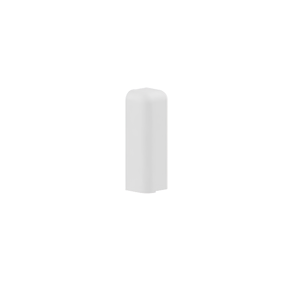 GGK SL 20x70 mm - Embout gauche 20 X 70 blanc alpin