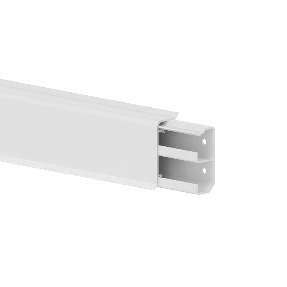 GGK SL plinthe 20 X 50 Blanc alpin avec joints blancs