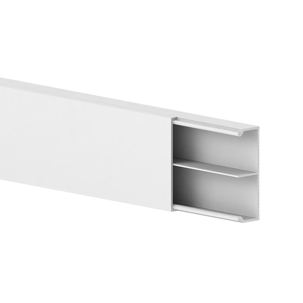 GGK MINI 15x50t, inst. kanaal, +scheiding, p-wit (9010) - VPE=50