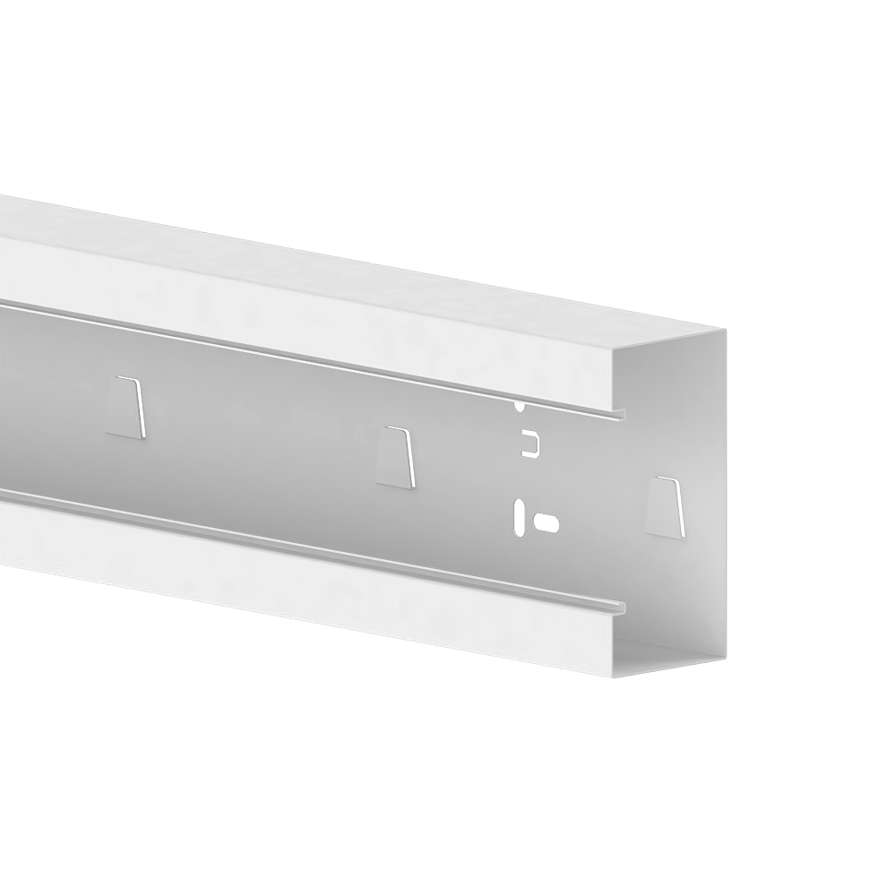 GGK BRS 60x130/80 wandgoot basis, staal, gecoat RAL 9010 - VPE=4