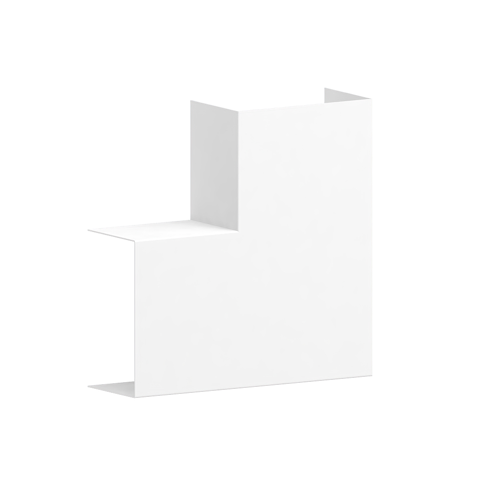 GGK BRS 60x110/80 - Angle plat, tôle d'acier, laqué RAL 9010