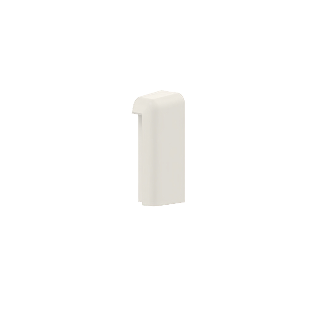 GGK SL/T 20x70 eindstuk met tapijtren rechts, wit (9001) - VPE=10