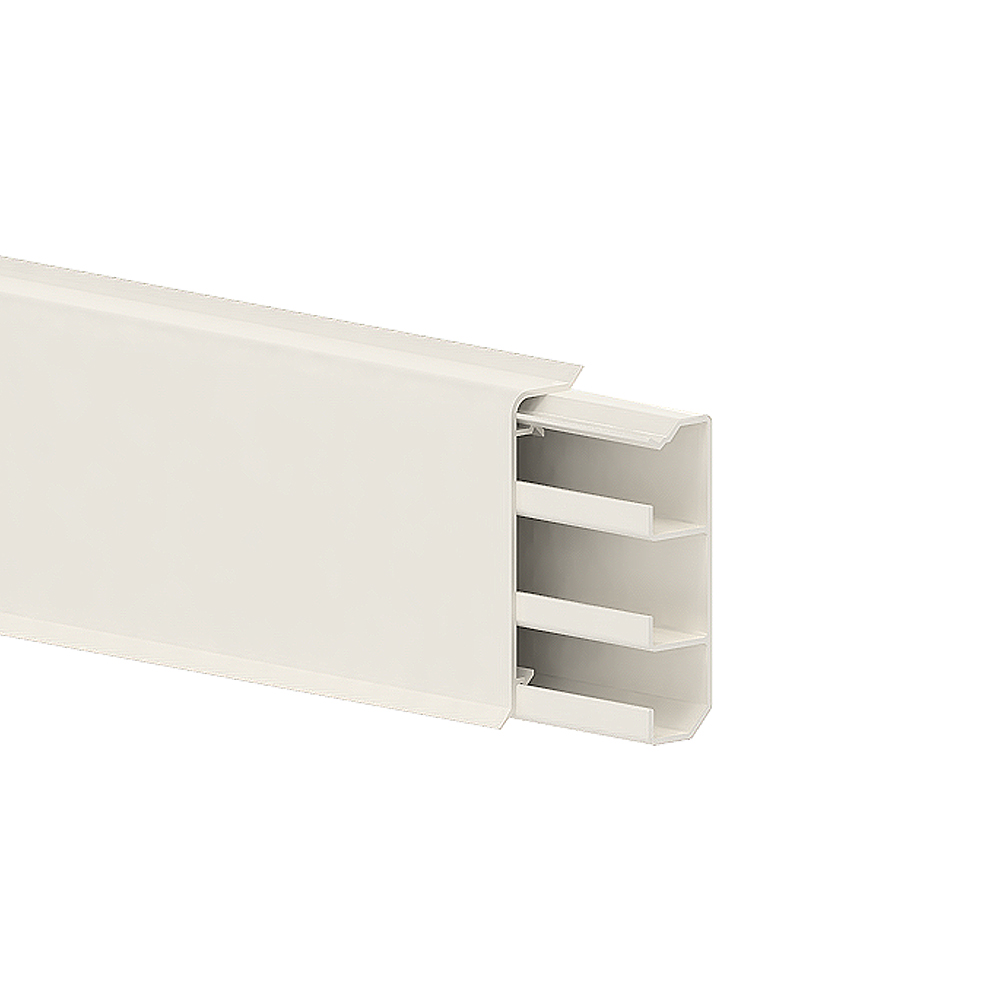 GGK SL plinthe colorline 20x70 - Embase et Couvercle blanc crème
