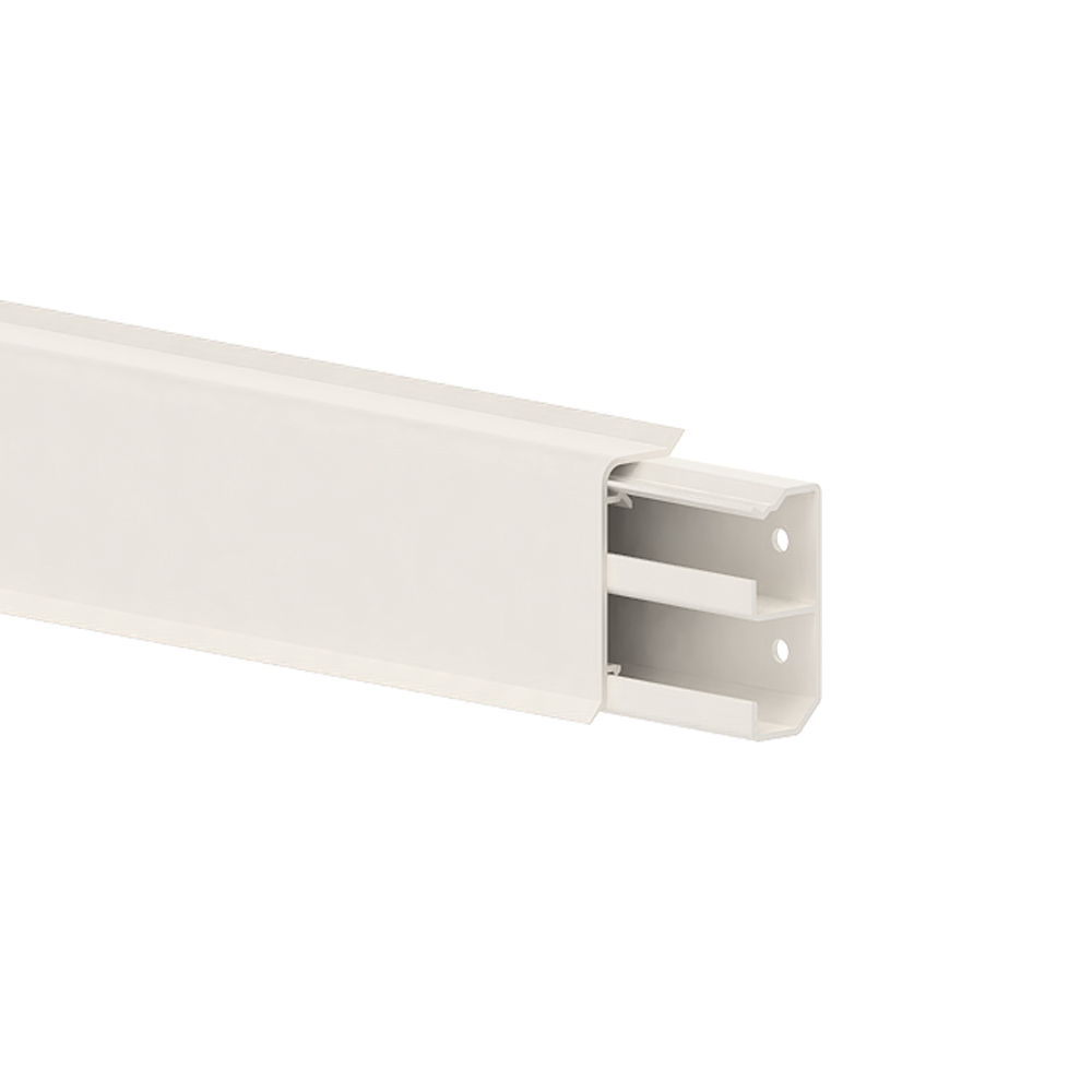 GGK SL/c 20x50 plintgoot, wit (9001) - VPE=32