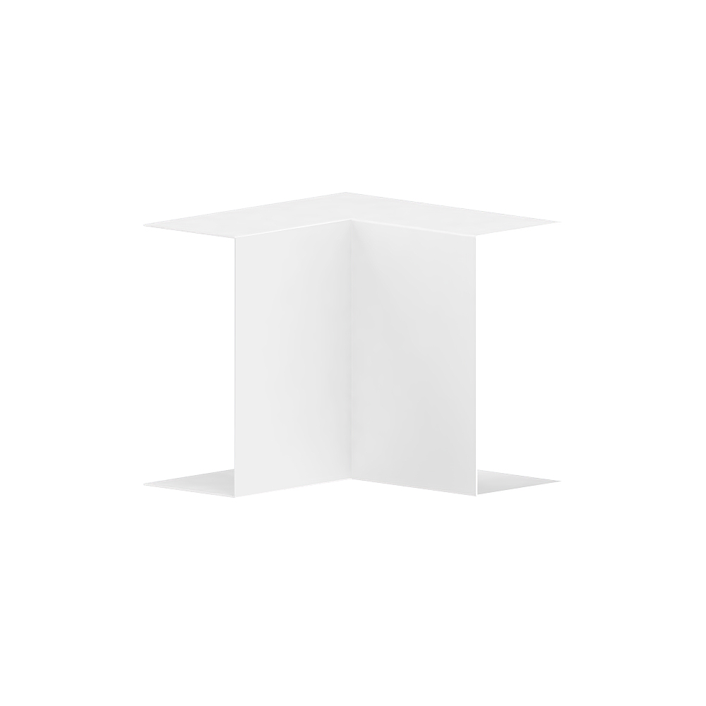 GGK BRS 60x130/80 - Angle intérieur, 90°, tôle d'acier, laqué RAL 9010