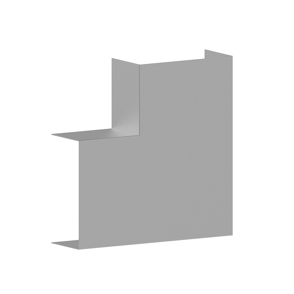 GGK BRS 60x130/80 - Angle plat, tôle d'acier, galvanisé