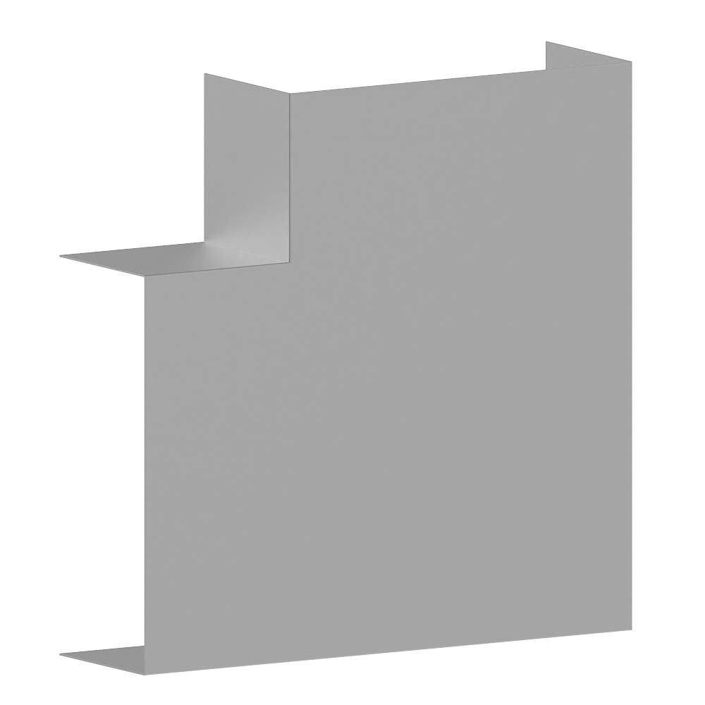 GGK BRS 80x200/80 vlakke hoek, staal, verzinkt - VPE=1
