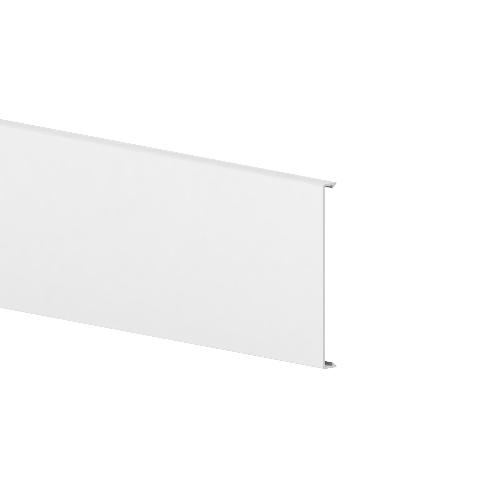 GGK Couvercle pour goulotte FB, gris (7030), largeur 200 mm