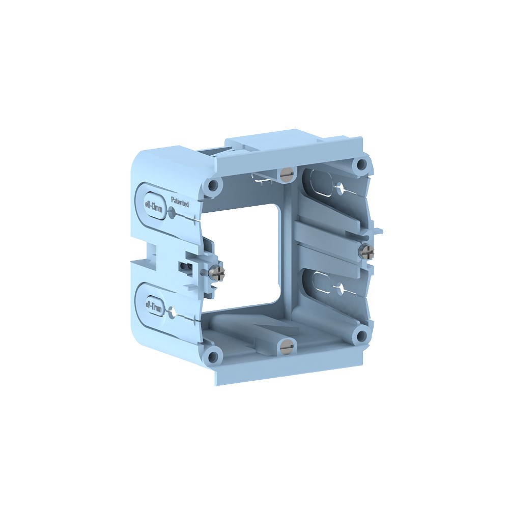 GGK GDX/P inbouwdoos voor data, 1-v, frontbev, voor BRS - VPE=40