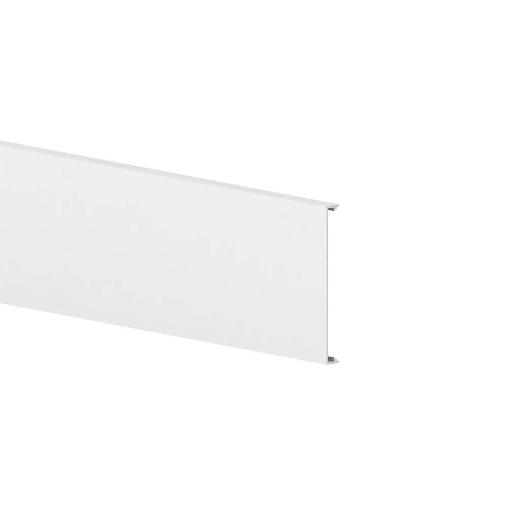 GGK Couvercle pour goulotte FB, blanc alpin (9010), largeur 110 mm
