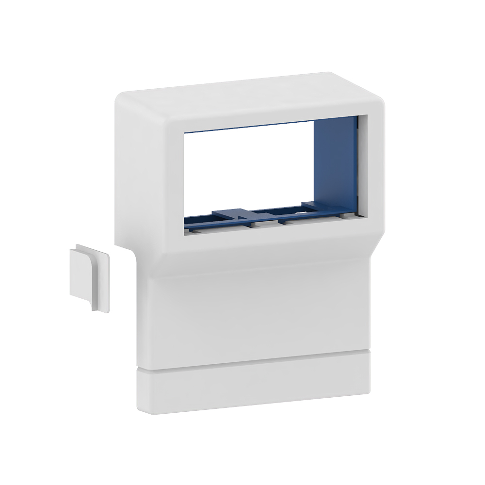 GGK SL - boitier double 45 mm pour plinthe 50 & 70mm