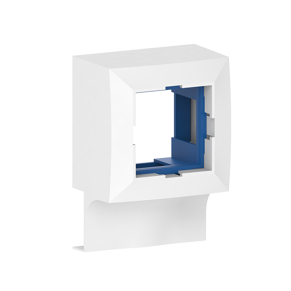 GGK MB domino toesteldoos, voor MINI 10x30, p-wit (9010) - VPE=20