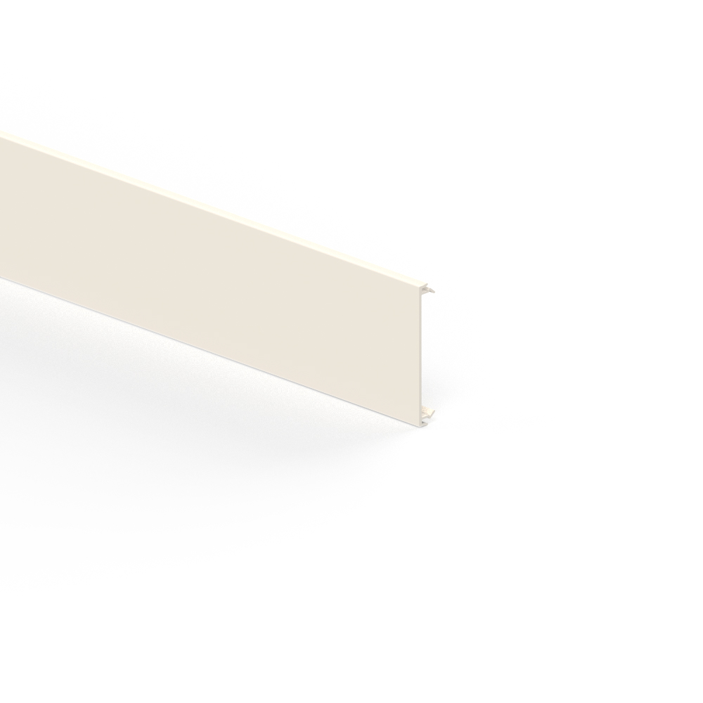 GGK BR deksel voor wandgoot, 80mm, wit (9001), PVC - VPE=40
