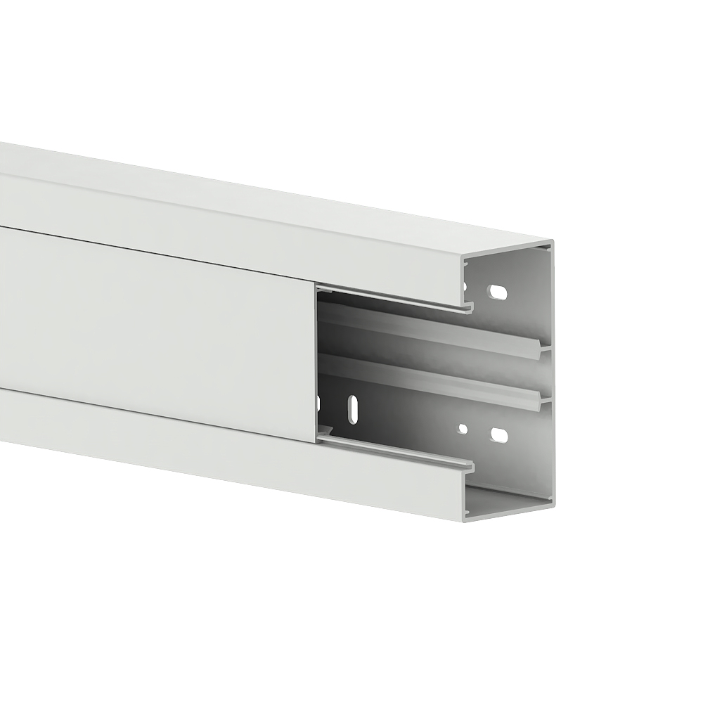 GGK BR 60x130/80 Set = wandgoot en deksel, grijs (7035) - VPE=8