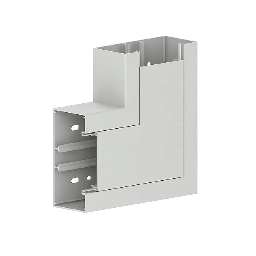 GGK BR 60x130/80 vlakke hoek, grijs (7035) - VPE=1