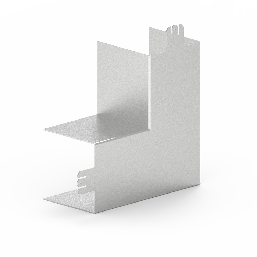 GGK LFS 60x60, vlakke hoek, staal, verzinkt - VPE=2