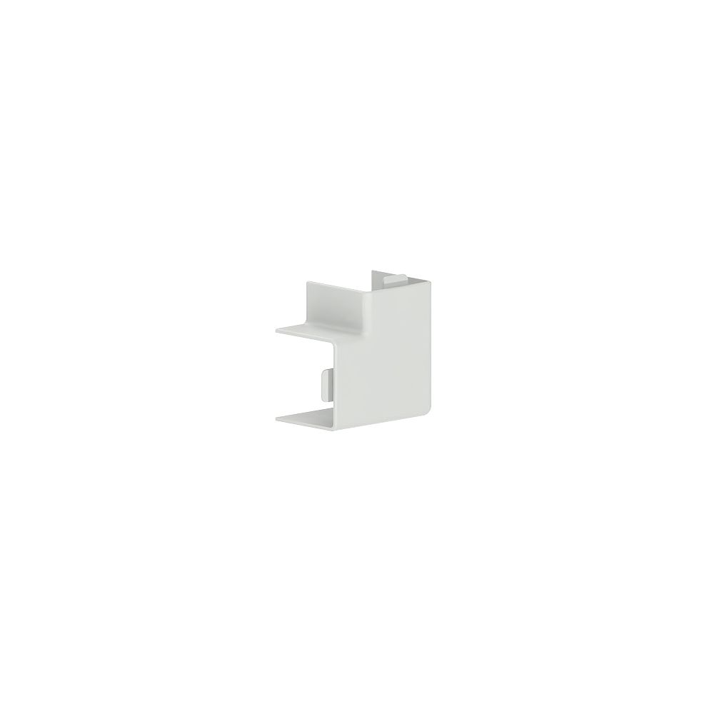 GGK LFG 40x40, vlakke hoek, grijs (7035) - VPE=4
