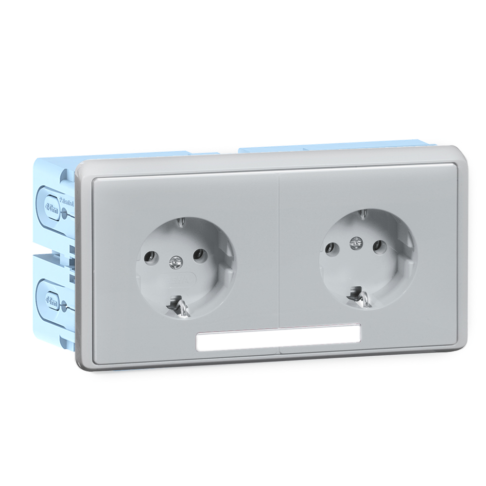 GGK KSE-P/Dialog-2 voorbedr. stopc., 2-v, alu gecoat, frontbev - VPE=1