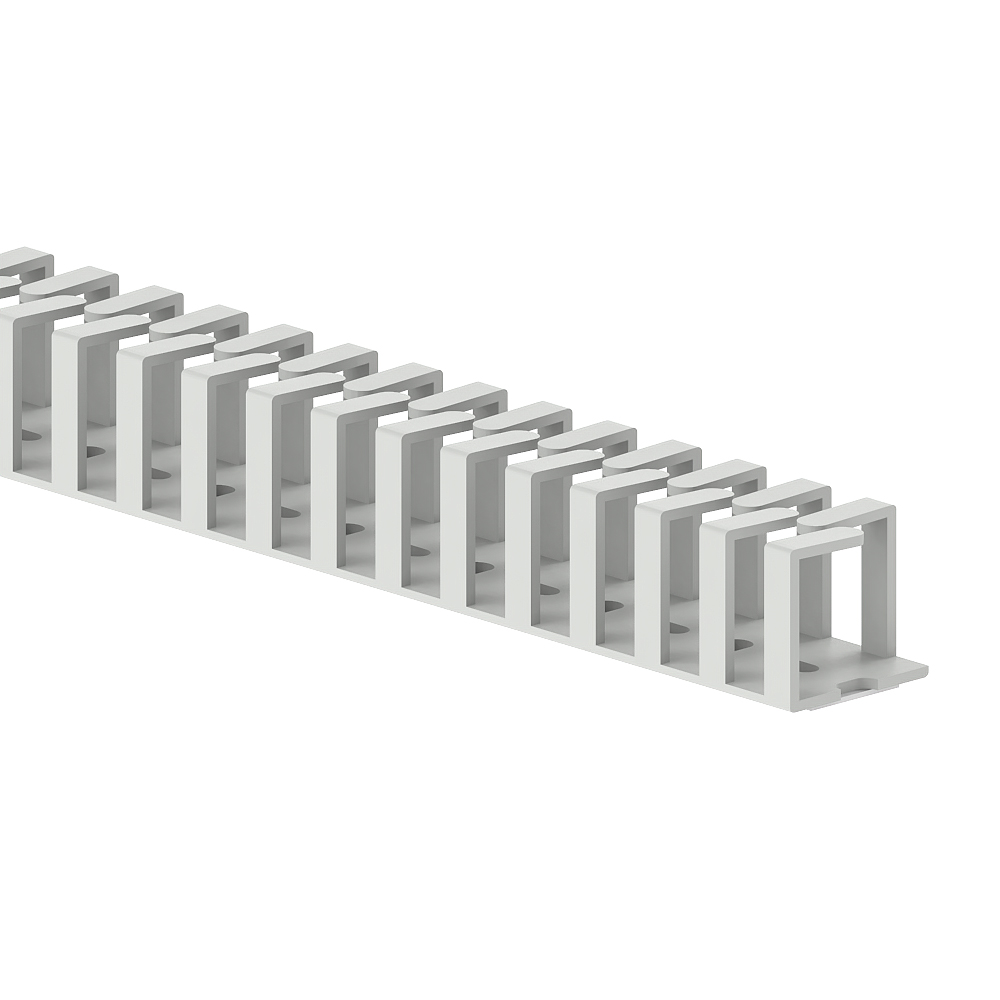 GGK VK flexcrawler 30x30, goulotte de câblage souple, gris lumière (7035)