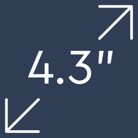 4,3-inch