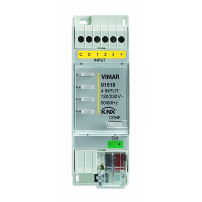[VI01510] Vimar KNX Binaire ingangsmodule 4CH 120/230V