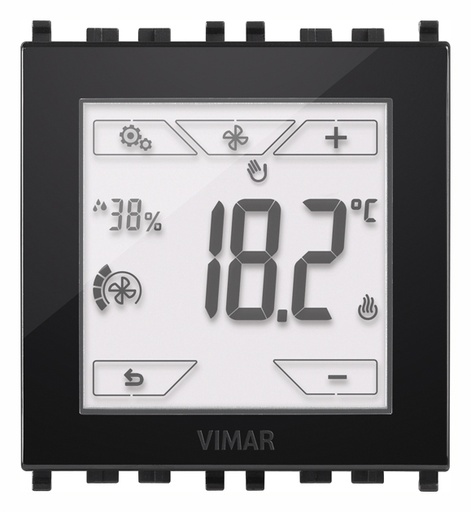 [VI02952] Vimar KNX Touchthermostaat 2M (Zwart)
