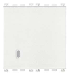 [VI19008.2.B] Vimar Arké - 1P NO 10A Drukknop 2M (Wit)