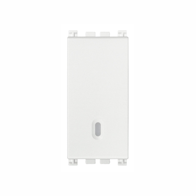 [VI19008.FX.B] Vimar Arké - 1P NO 10A Drukknop met steekklemmen (Wit)