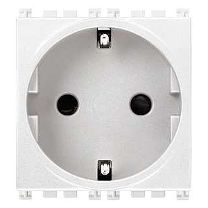 Vimar Arké - 2P+E 16A Schuko stopcontact SICURY (Wit)