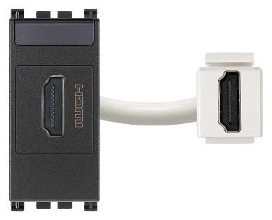 [VI19346] Vimar Arké - HDMI wandcontactdoos (Grijs)