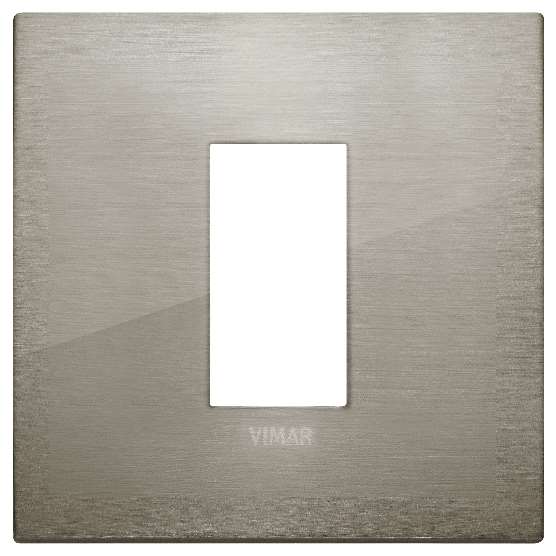 Vimar Arké Classic - Metal-Elite 1M (Metaal - Brushed Inox)