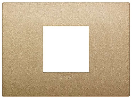 [VI19652.78] Vimar Arké Classic - Color-Tech 2M Centraal (Technopolymeer -  Matt Gold)